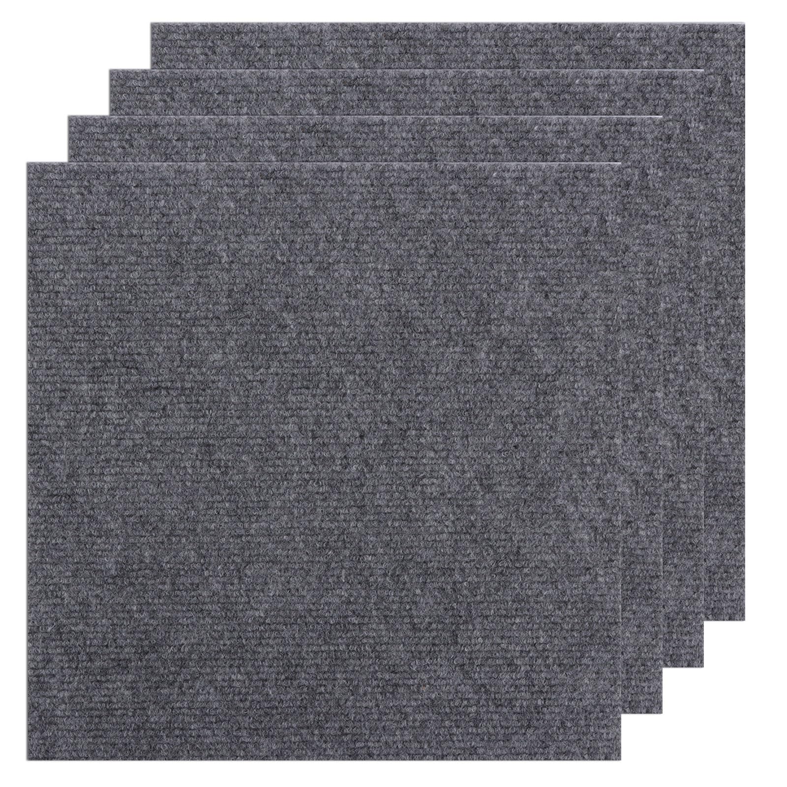 やんす“様Tiles carpet 45x45cm gray 32 pcs CYEER Carpet Tiles 30x30cm 12x12 Inch 30 Pieces Carpet Tiles Non